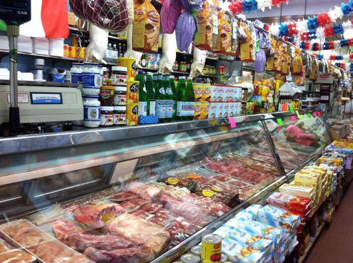 bari's pork store interior
