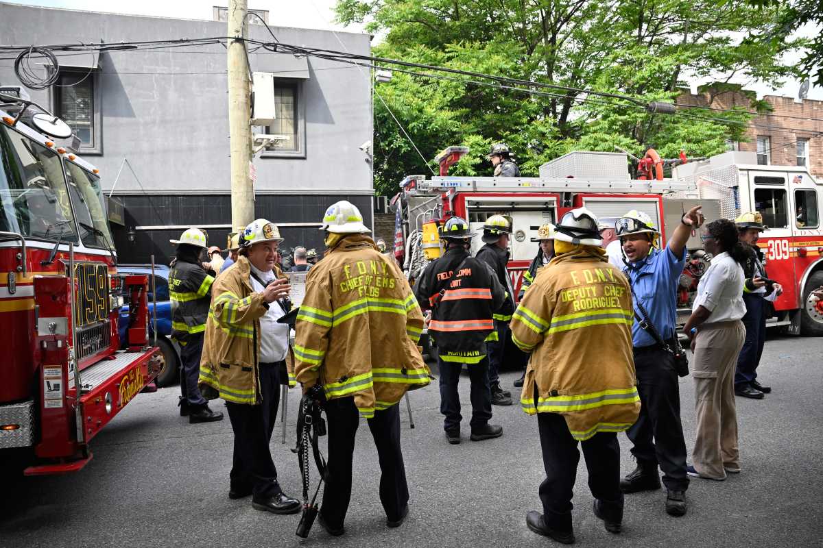 firefighters on scene of deadly marine park roof collapse