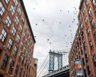 NY: Dumbo Toy Elephant Drop