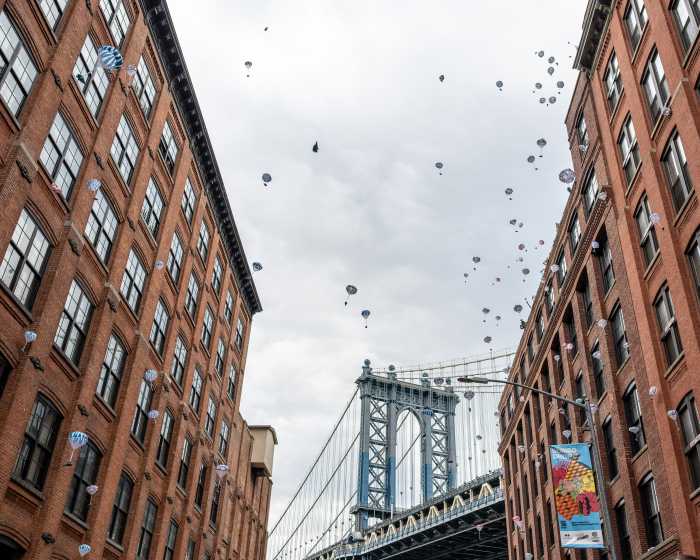 NY: Dumbo Toy Elephant Drop