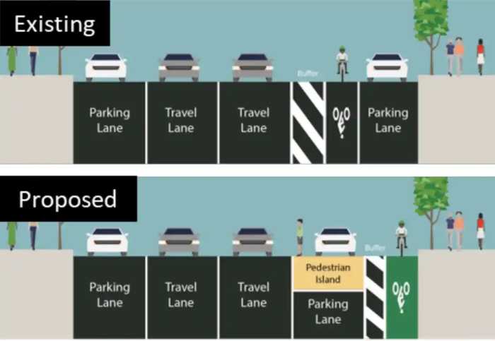 bedford avenue bike lane plan