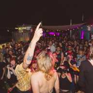 people dancing at our wicked lady