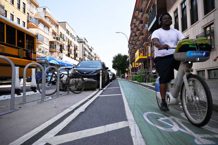 site of bedford avenue bike lanes