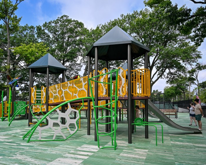 playground equipment at russell pedersen playground