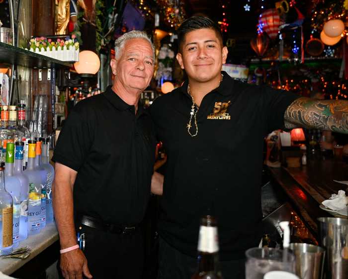 bartenders at skinflints
