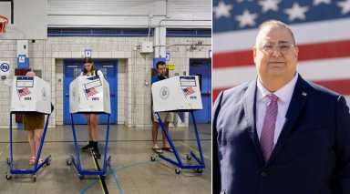 george sarantopolous next to primary voters district 47 results