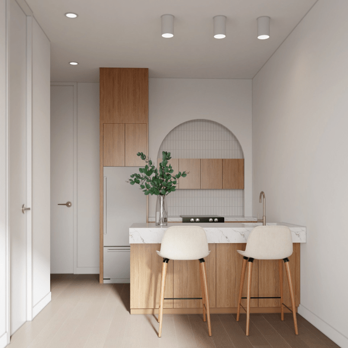 kitchenette in fort greene apartment