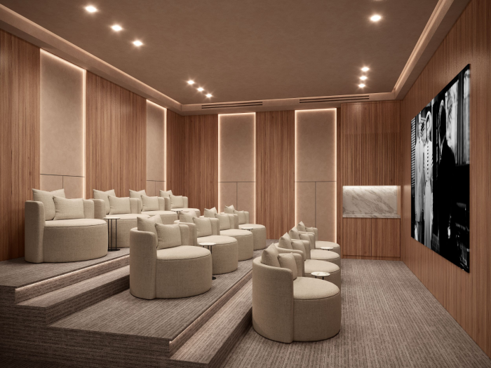 media room fort greene building