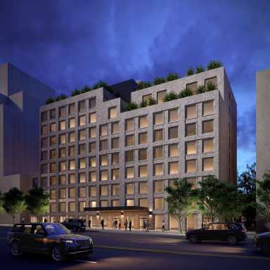 rendering of large affordable housing lotto in fort greene