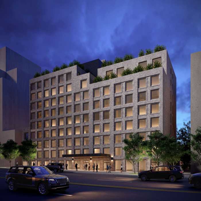 rendering of large affordable housing lotto in fort greene