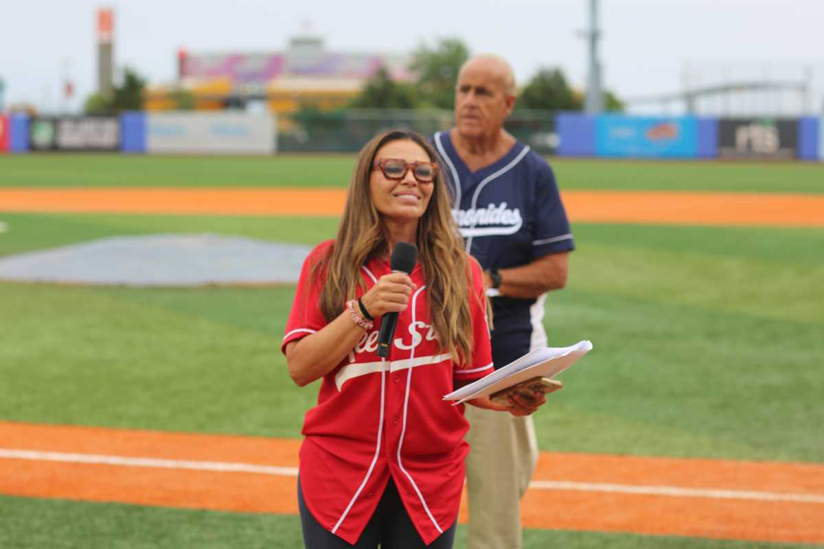Dolores Catania leads Bravolebrities in 'Battle 4 Brooklyn' charity softball game at Maimonides Park * Brooklyn Paper
