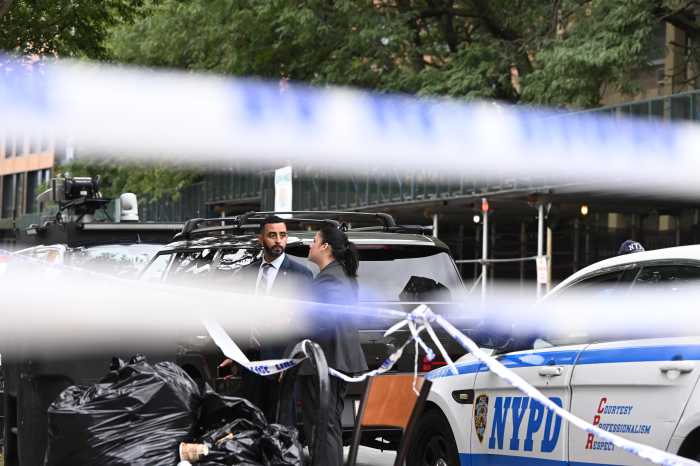police at scene of crown heights shooting