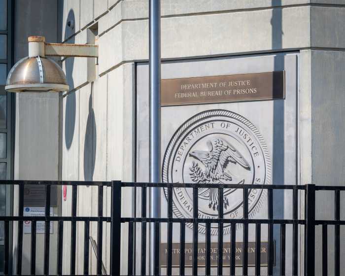 outside of mdc brooklyn borough of prisons