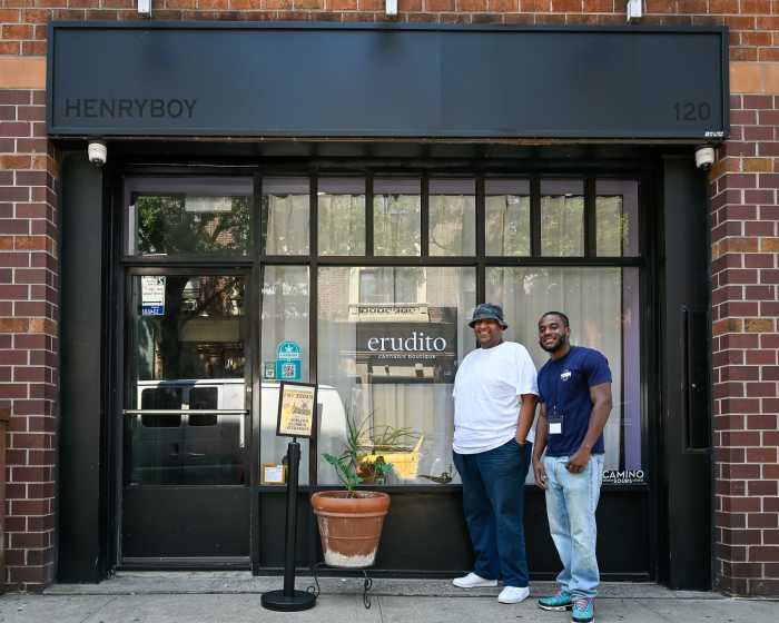 people outside erudito cannabis dispensary