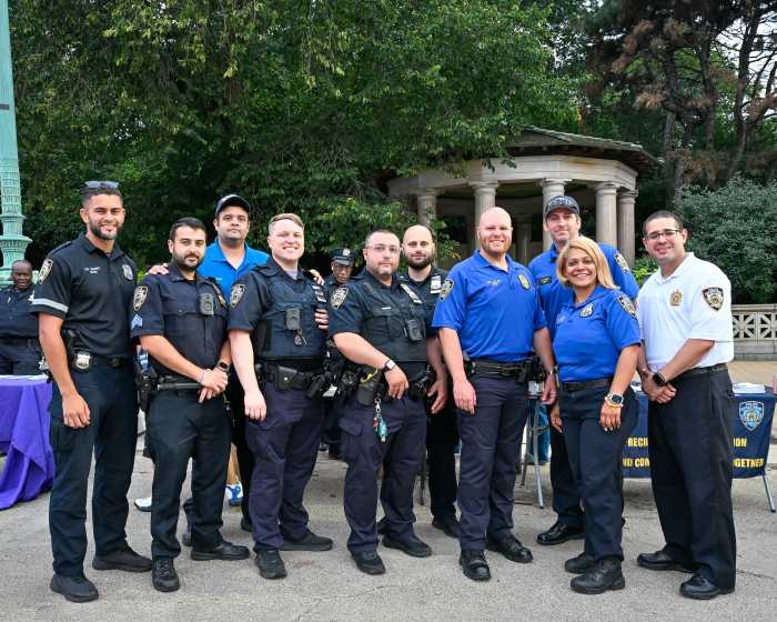 group of police at national night out
