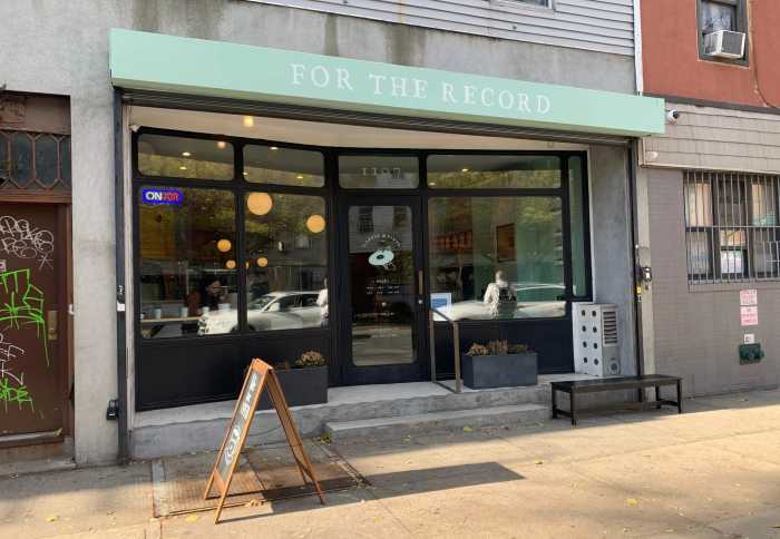 exterior of for the record store