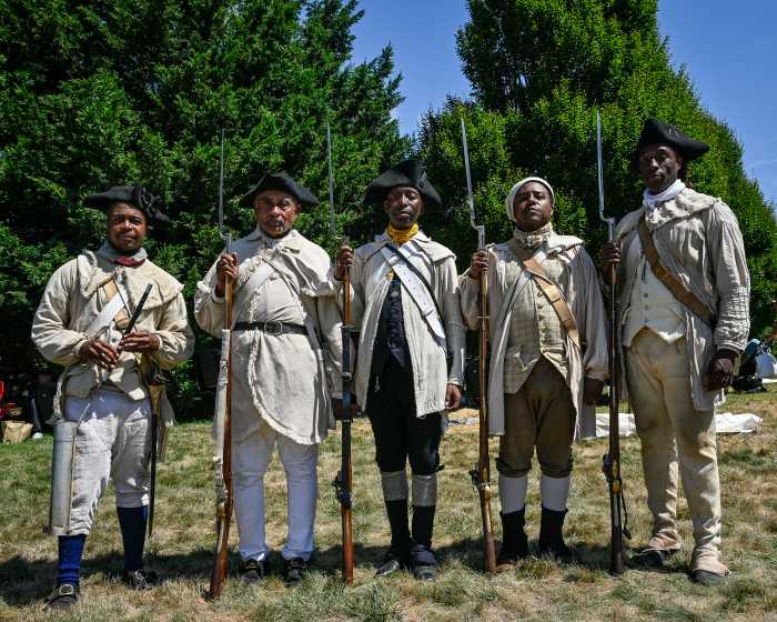 battle of brooklyn reenactors