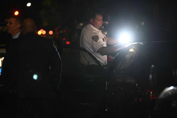cop on scene of weeksville shooting