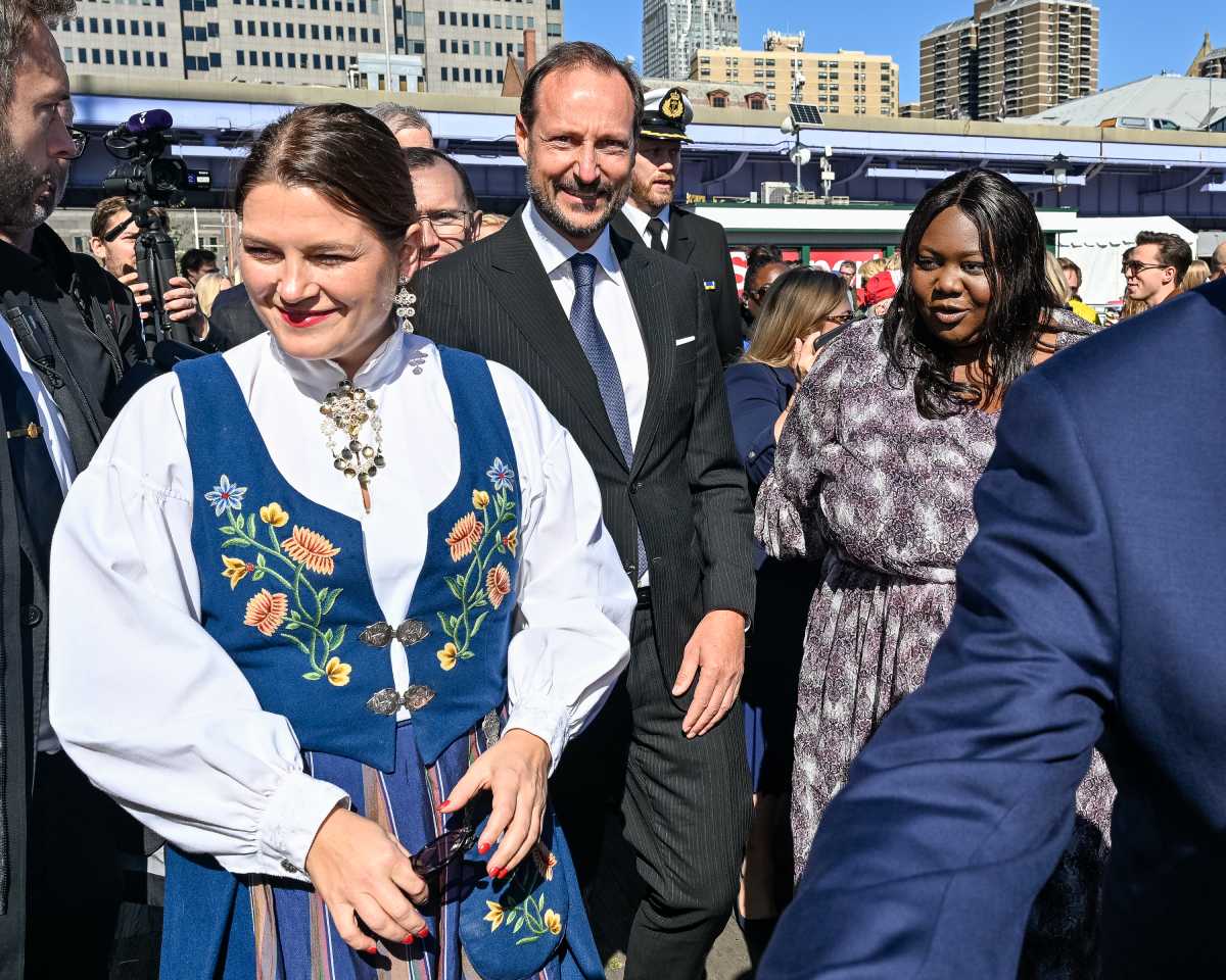 NY: H.R.H. Crown Prince Haakon of Norway visits New York City