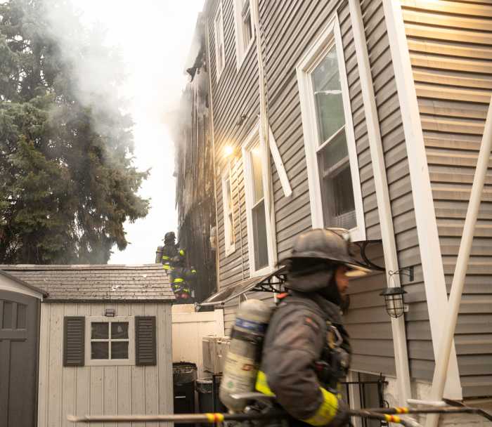 firefighters trapped williams avenue