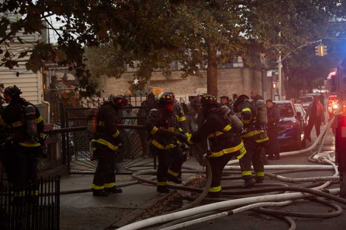 firefighters at 771 williams ave. east new york