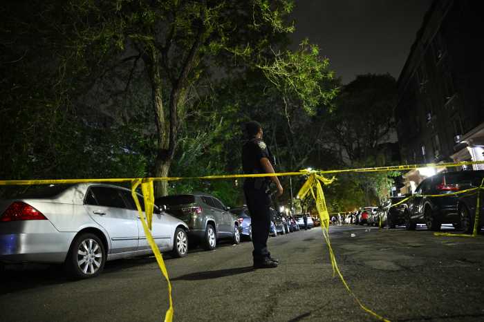 cops on shooting scene