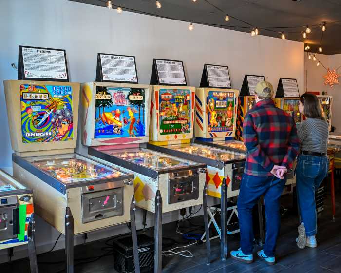 people in pinball museum
