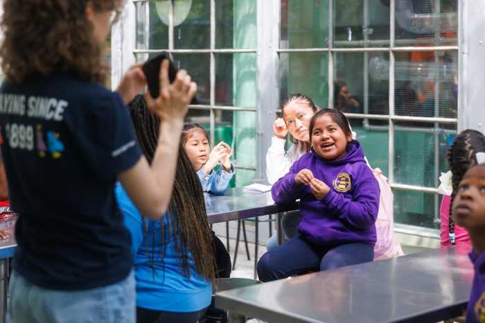 kids at table at brooklyn children's museum