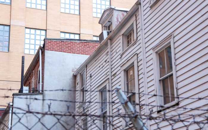 rear of duffield street homes