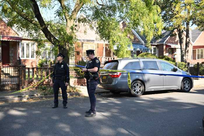 police on scene of canarsie shooting