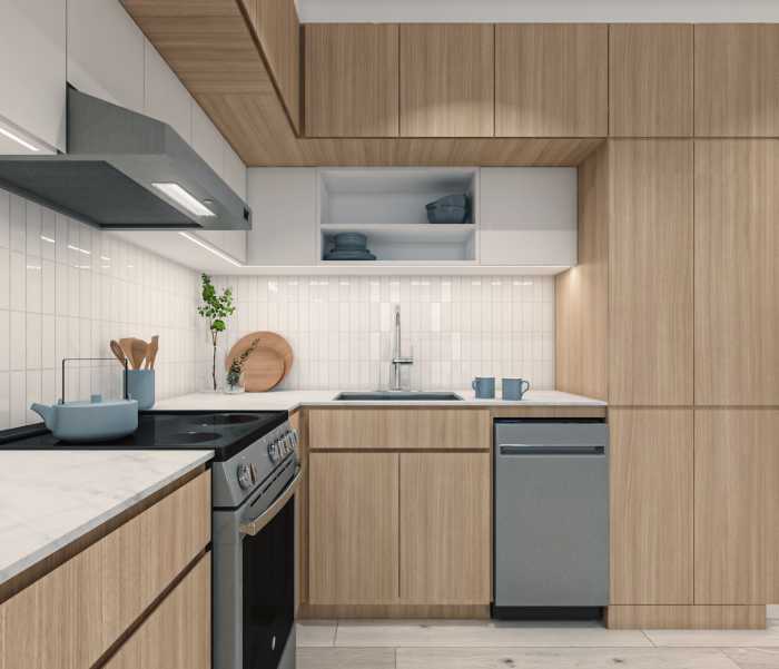 kitchen in affordable housing lotto
