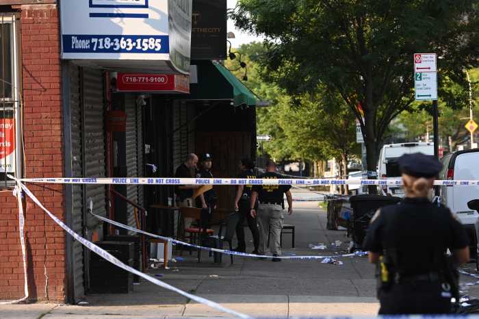 crown heights shooting scene