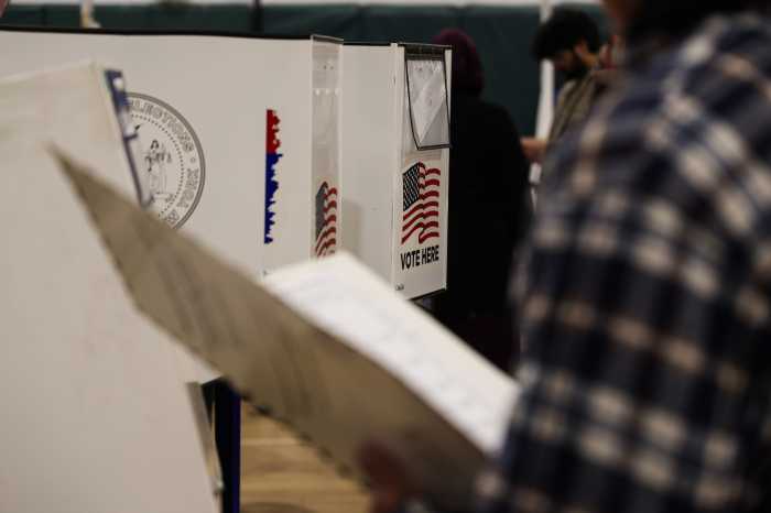 brooklyn voting booth