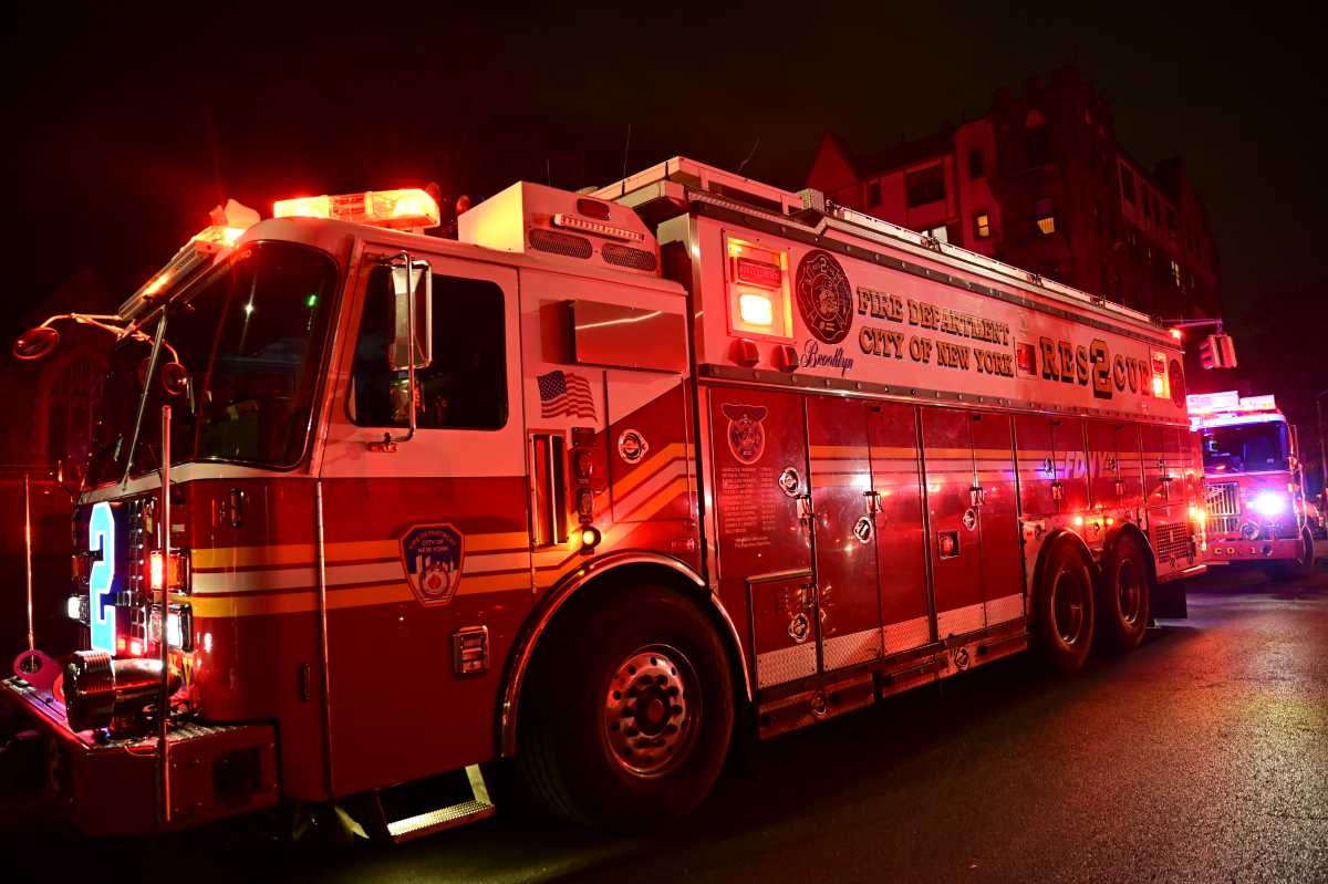 Firefighters battled fire throughout a private dwelling at 190 New York Avenue during a three alarm fire on Wednesday, November 12.