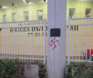 gravesend yeshiva vandalized