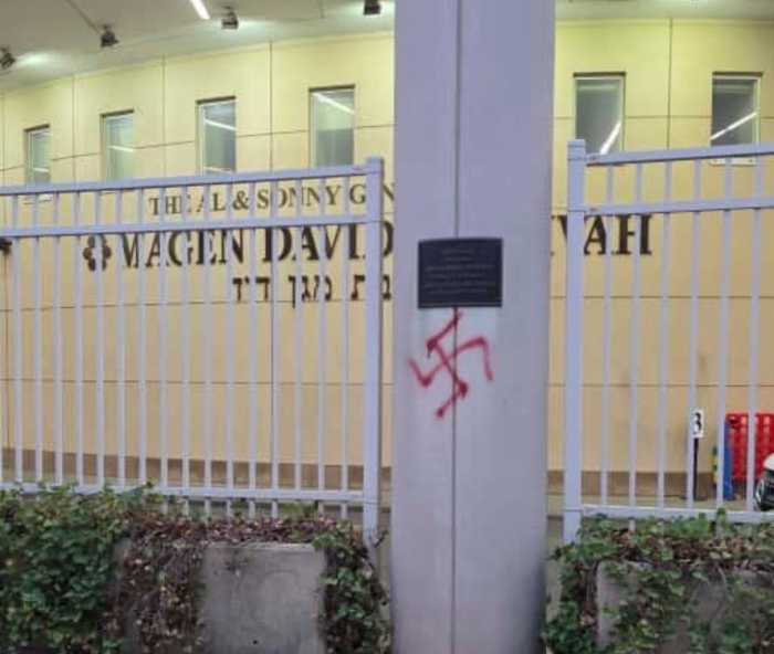 gravesend yeshiva vandalized