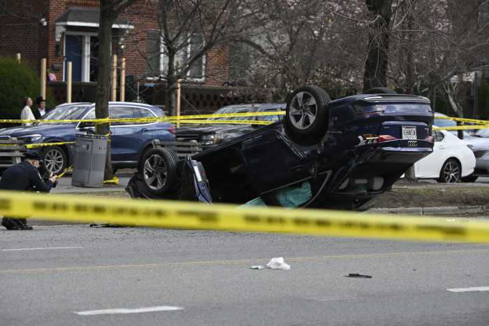 aftermath of crash scene