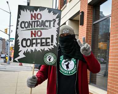 NY: Starbucks Baristas Unfair Labor Practice Strike