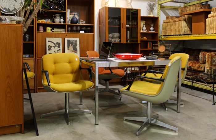 furniture at vintage shop