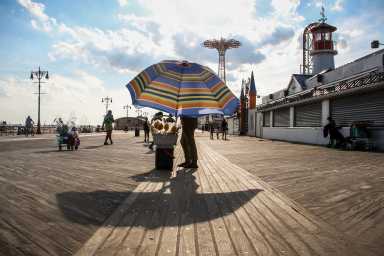 Summer 2020 –  Coney Island Boardwalk. Photo by Erica Price