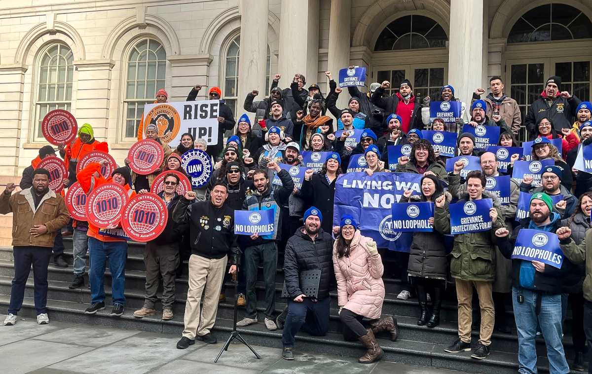 NY:  Association of Legislative Employees Rally
