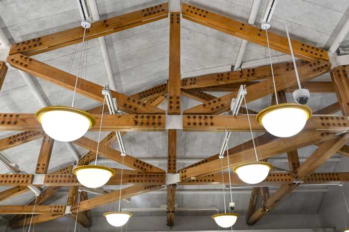 interior of gerritsen beach library