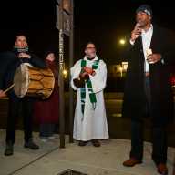 antonio delgado at MDC vigil for immigrant rights