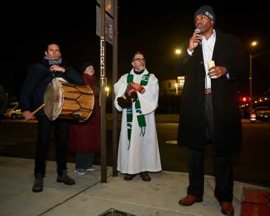 antonio delgado at MDC vigil for immigrant rights