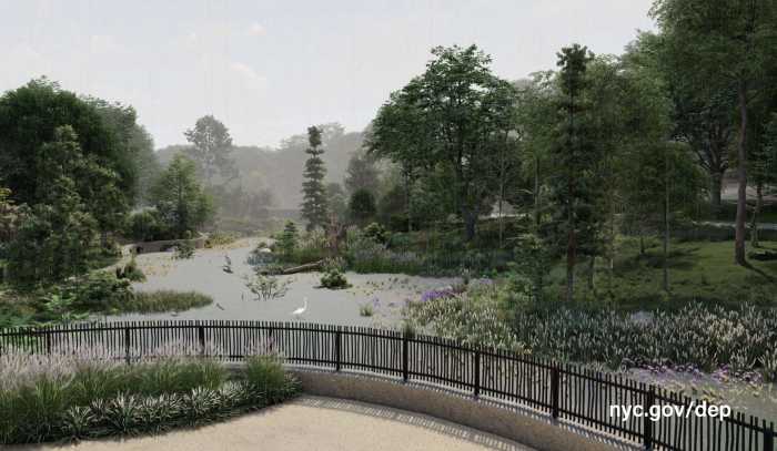 rendering of new prospect park pond
