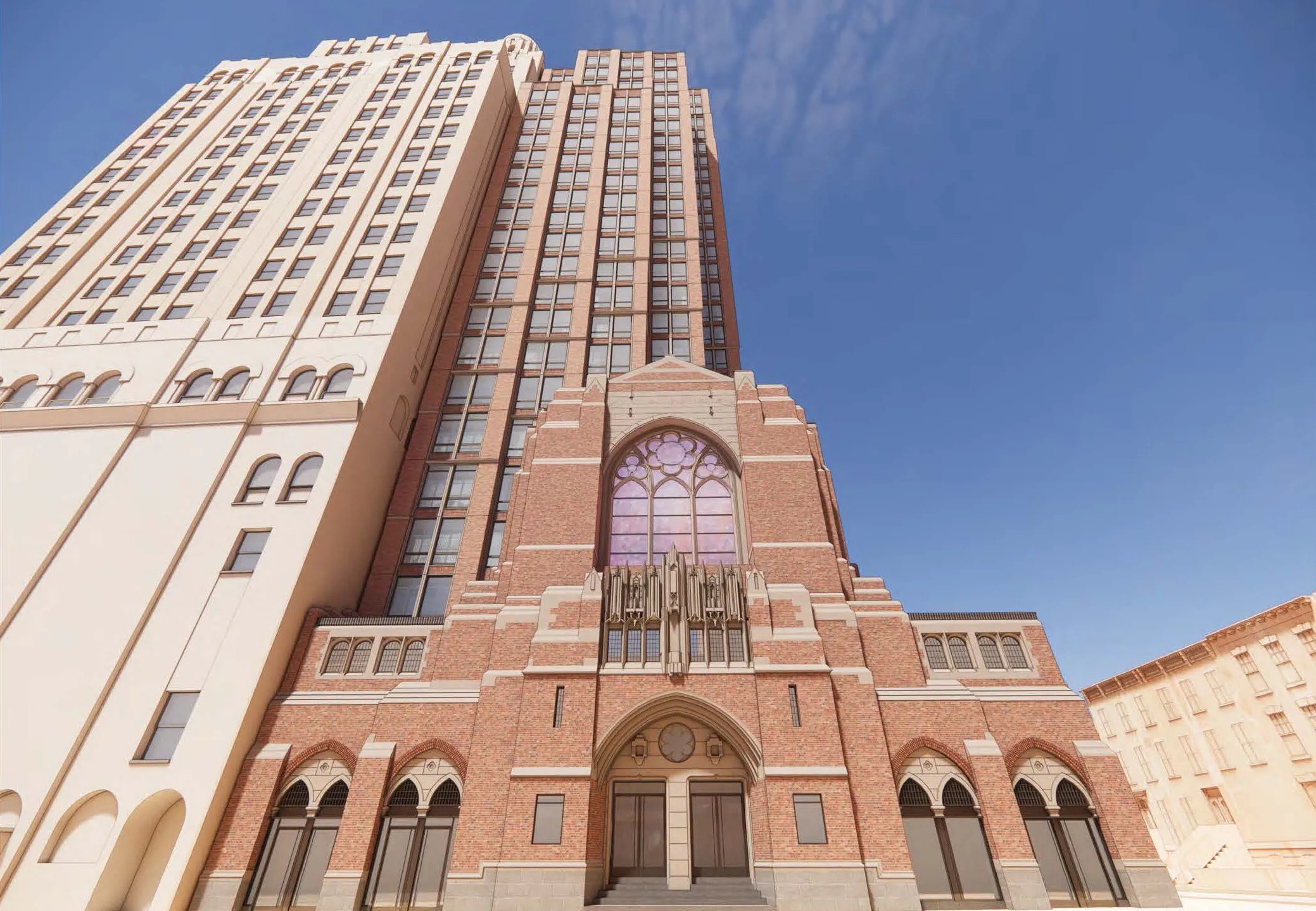 proposed tower at fort greene church