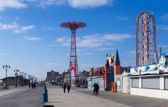 coney island boardwalk