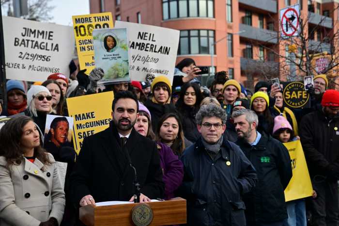 mamdani on mcguinness boulevard