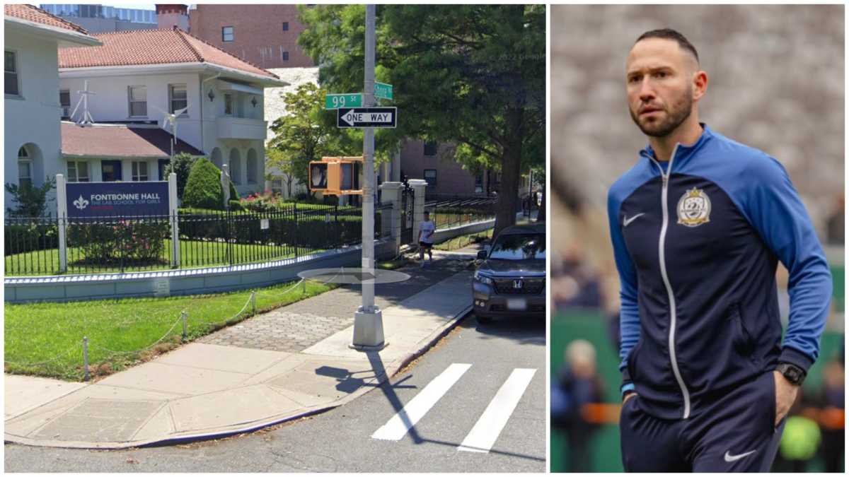 Fontbonne Hall Academy welcomes acclaimed soccer coach Peter Touros * Brooklyn Paper