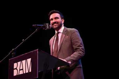 mamdani on mlk day at BAM